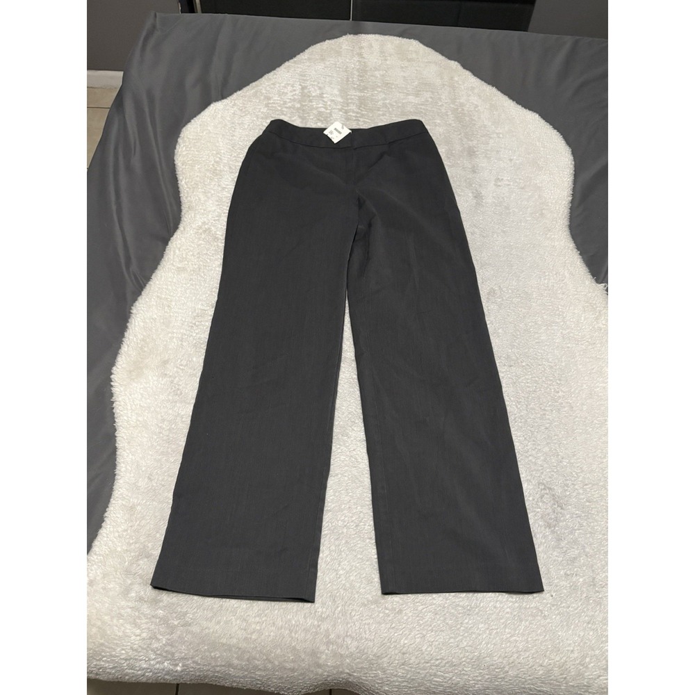 Rena Rowan‎ Women's Gray Vintage Dress Pants Size 6P Petite Trousers Stretch NWT